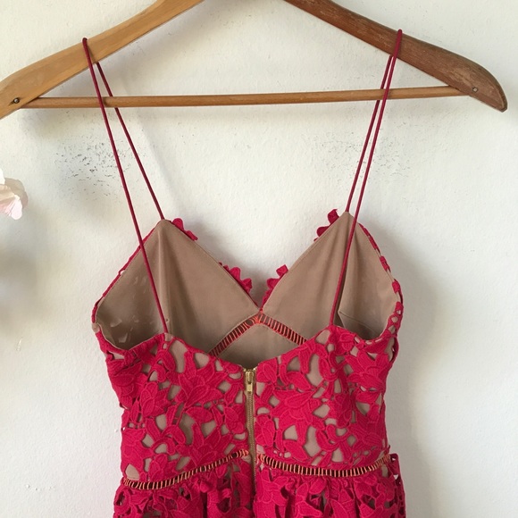 Self-Portrait Azaelea Pink Lace Dress - Picture 5 of 8